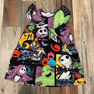 Nightmare Before Christmas NBC flutter sleeve toddler dress